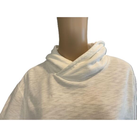 DVISION White Long-sleeve Cotton Polyester Hoodie Sweatshirt Size Large - Picture 2 of 14